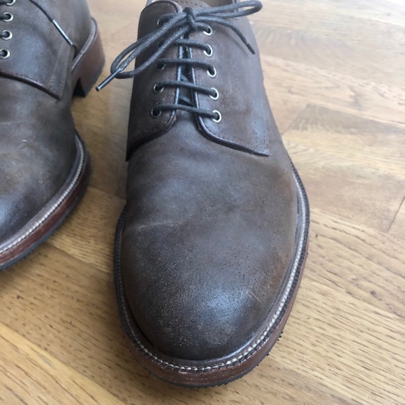 Trask Men’s Brown Leather Oxfords- Size 11 - Picture 3 of 7